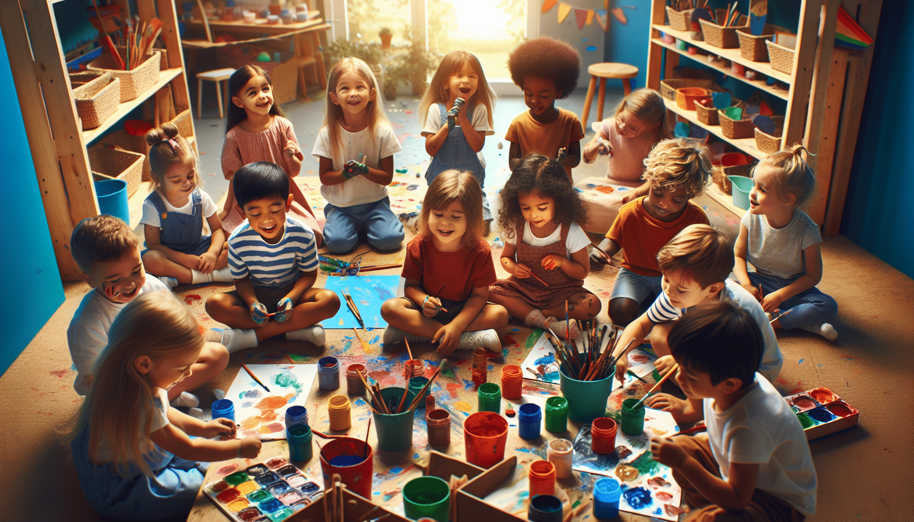 Comment animer une activité sur les couleurs en crèche